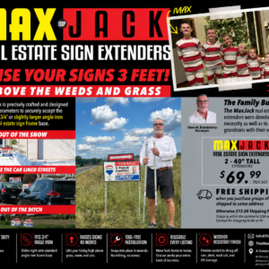 MaxJack Real Estate Sign Extenders